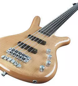 Rock Bass Corvette Basic Active J/J Bass - Natural Satin